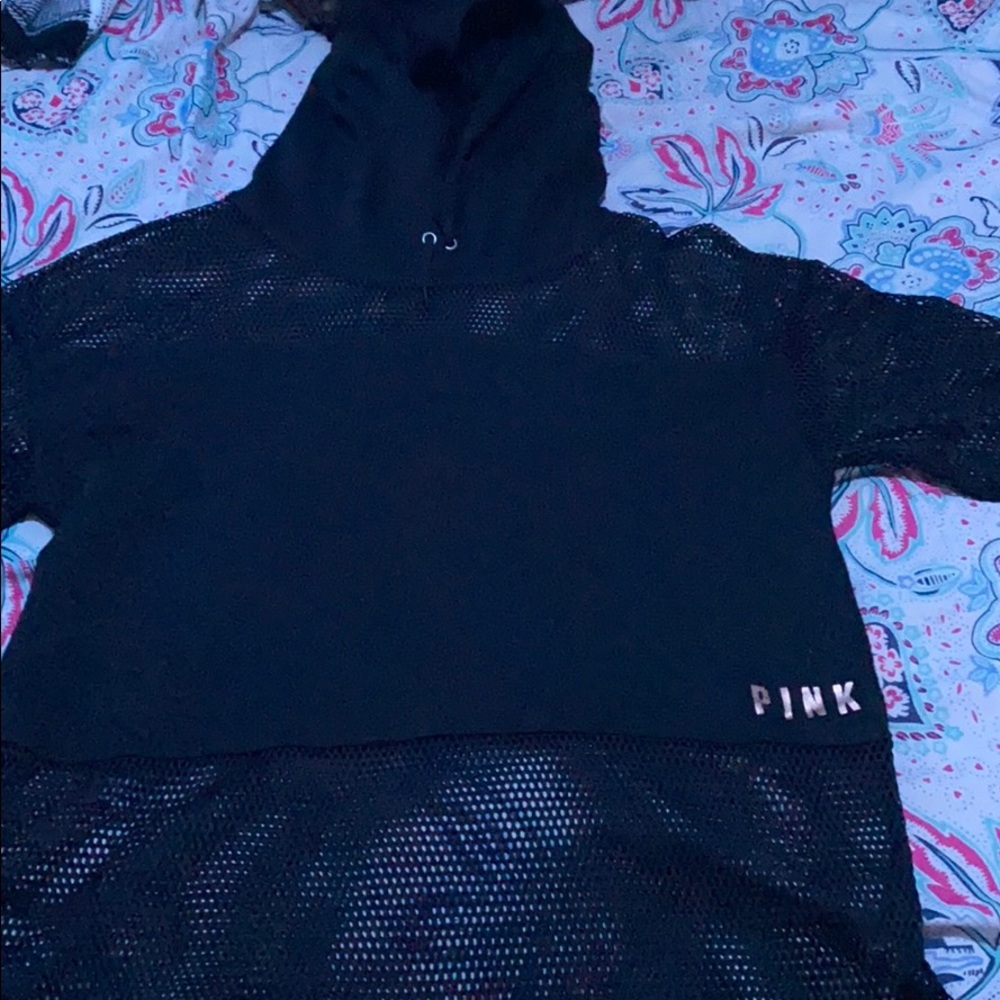 mesh PINK pullover